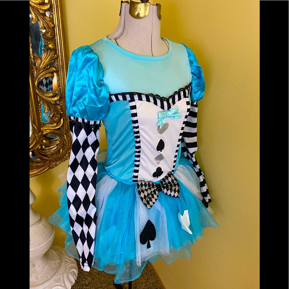 Alice in Wonderland 4 piece bundle size S Halloween costume👻💕